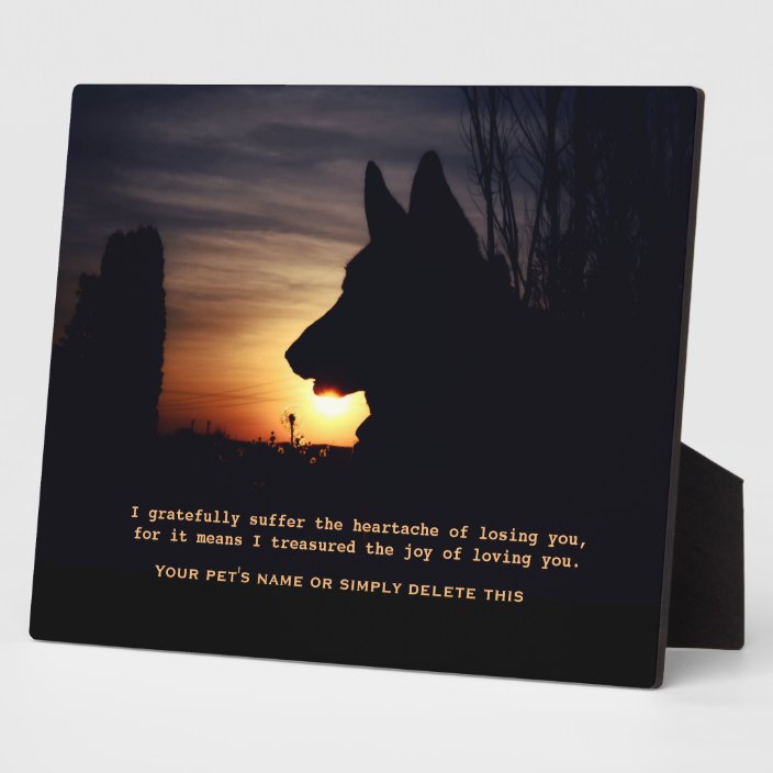 german shepherd memorial gifts