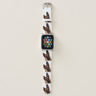 Beautiful German Shepherd Portrait Apple Watch Band