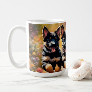 Beautiful German Shepherd Puppies Coffee Mug