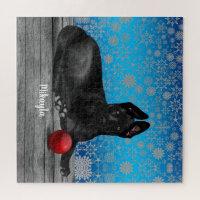 German Shepherd In Snow Jigsaw Puzzle, Zazzle