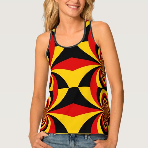 Beautiful Germany Inspired Flag Color Tank Top