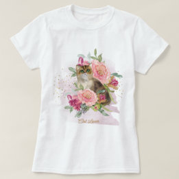 Beautiful Gift For A Cat Lover T-Shirt