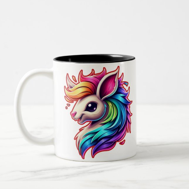 Beautiful Gift For Friends And Family Two-Photo Two-Tone Coffee Mug (Left)