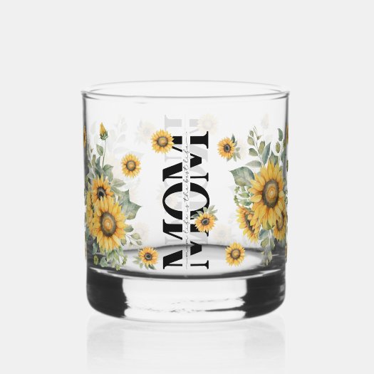 Beautiful Gift For Mom Watercolor Sunflower Floral
