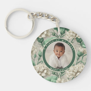 Beautiful Gifts For Couples Floral Carnation Keychain