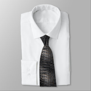 Beautiful Gifts For Men Crocodile Print Neck Tie