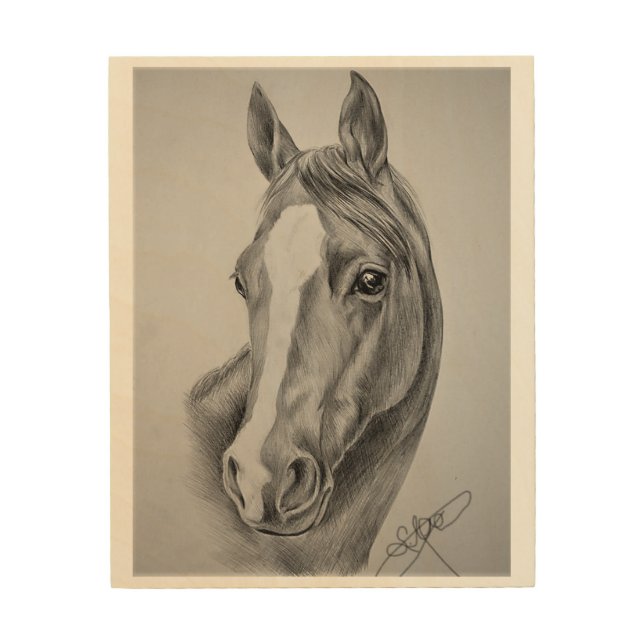 Beautiful Ginger Wood Wall Art (Front)
