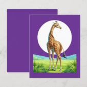 beautiful giraffe (Front/Back)
