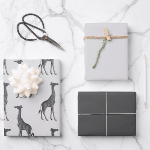 Beautiful Giraffe theme Wrapping Paper Sheets