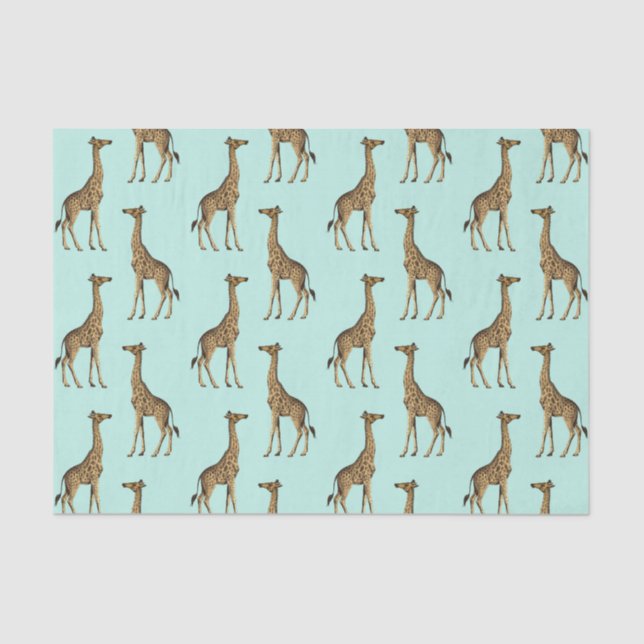 Beautiful Giraffes Tissue Paper (Front)
