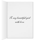 Beautiful girl cards (Inside (Right))