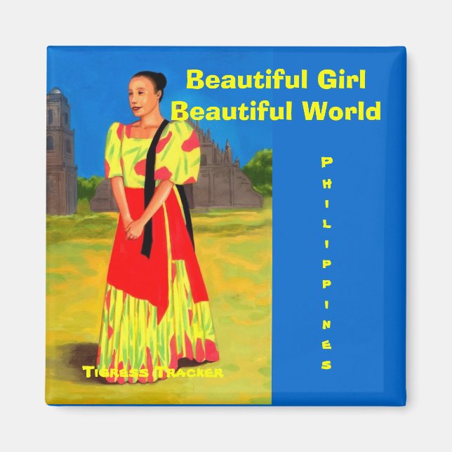 Beautiful Girl in a Beautiful World, Philippines Magnet (Front)