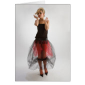 Beautiful girl in diaphanous skirt (Front)
