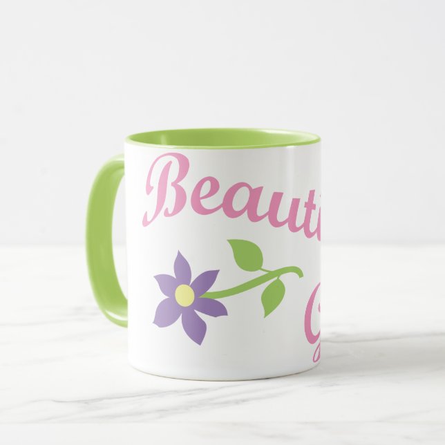 Beautiful Girl Mug (Front Left)