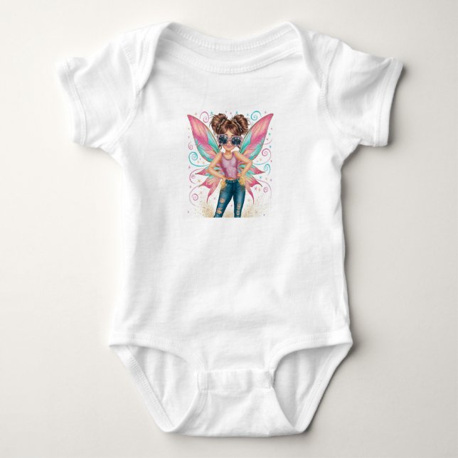 Beautiful Girl-Strampler Baby Bodysuit (Front)