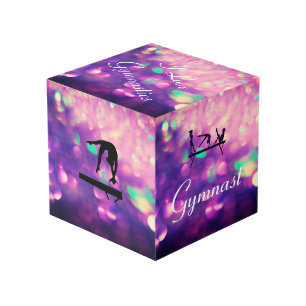 Beautiful Girls Gymnastics Cube Customizable