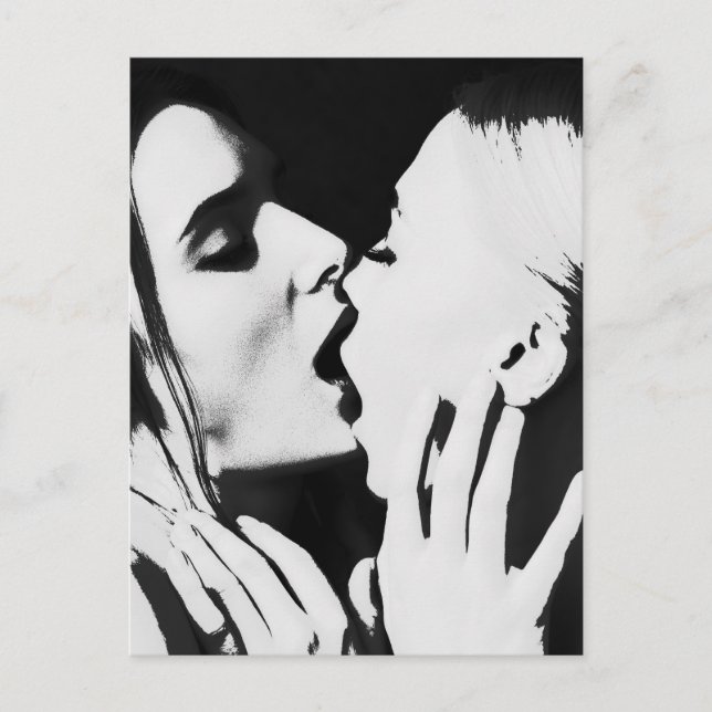 Beautiful girls postcard (Front)