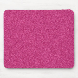 Beautiful girly hot pink glitter effect background mouse pad
