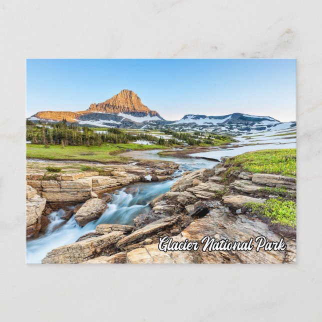 Beautiful Glacier National Park, Montana Postcard (Front)