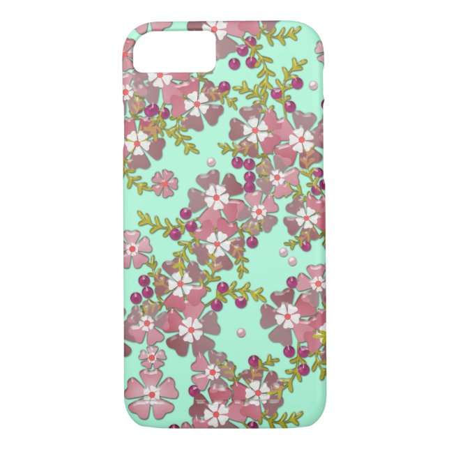 Beautiful glass flowers Case-Mate iPhone case (Back)