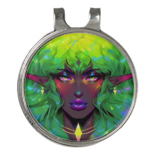 Beautiful Glorious Elven Queen Golf Hat Clip