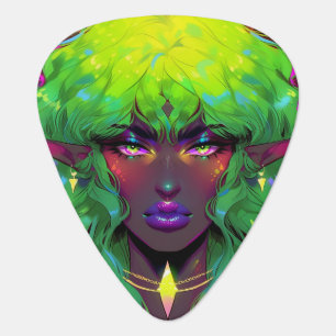 Beautiful Glorious Elven Queen Guitar Pick