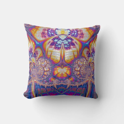  Beautiful Glossy Multicoloured   Throw Pillow