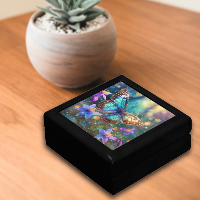 Beautiful Glowing Floral Butterfly Forest   Gift Box (Creator Uploaded)