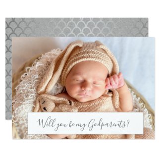 Beautiful Godparent Proposal Invitation