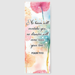 Beautiful God's Protection Bible Verse Bookmark