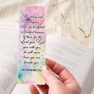 Beautiful God's Protection Bible Verse Bookmark