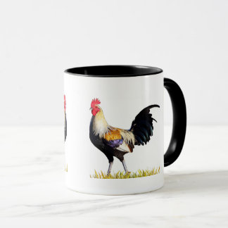 Beautiful Golden Duckwing American Gamcock Rooster Mug