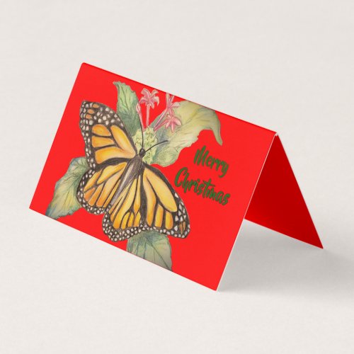 Beautiful Golden Monarch Butterfly Painting