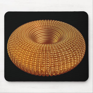 Beautiful Golden Torus Mouse Pad