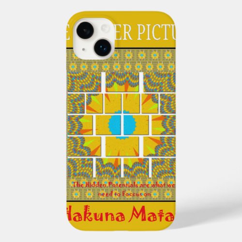 Beautiful golden yellow amazing graphic design   Case_Mate iPhone 14 plus case