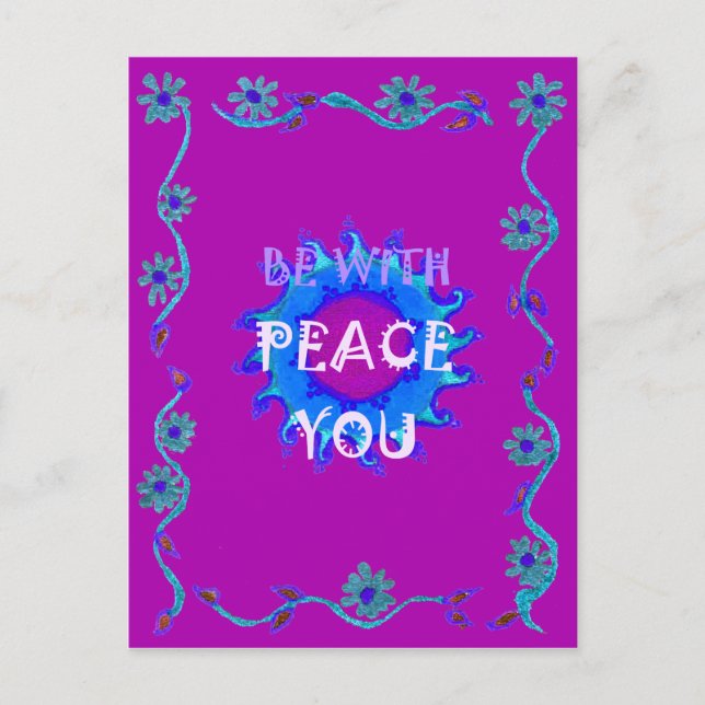 Beautiful golden yellow amazing graphic design   postcard (Front)