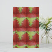 Beautiful Golden yellow geometrical pattern design (Standing Front)
