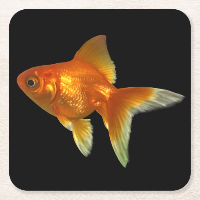 Beautiful Goldfish Coaster Set (Front)