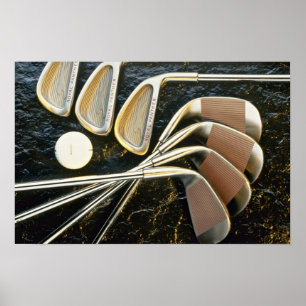 Beautiful Golf clubs Poster