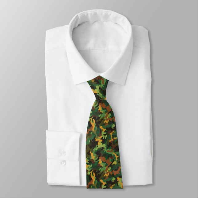 Beautiful Graduation Gifts For Boyfriend Camo Prin Neck Tie (Tied)