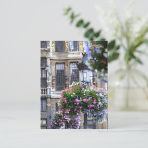 Beautiful Grand Place of Brussels, Belgium Postcard