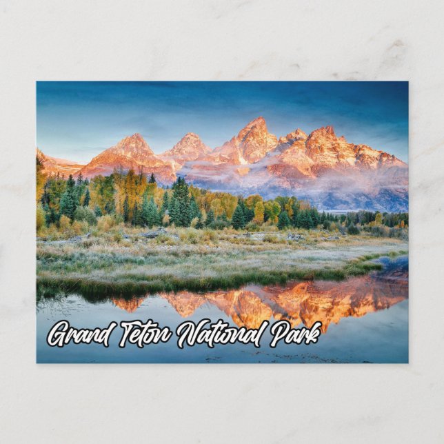 Beautiful Grand Teton National Park, Wyoming Postcard (Front)