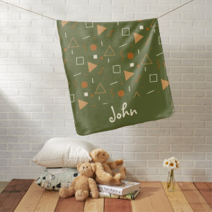 Beautiful Grandson Birth Stats Personalized Baby B Blanket