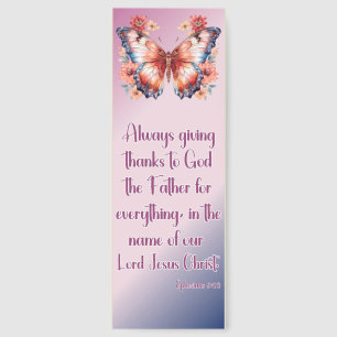 Beautiful Gratitude Bible Verse Bookmarks