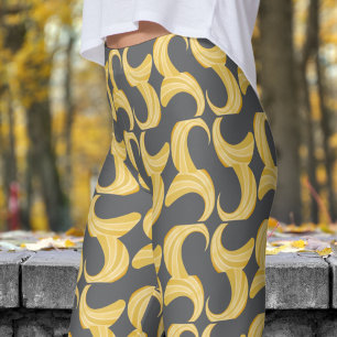 Beautiful Gray and Gold Curves Pattern Leggings
