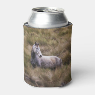 Beautiful Gray Colored Horse Can Cooler