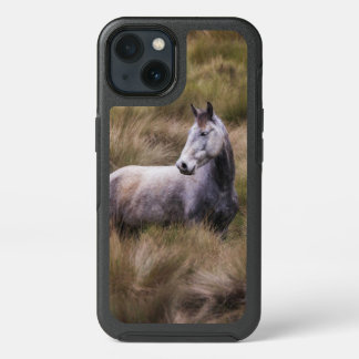Beautiful Gray Colored Horse iPhone 13 Case