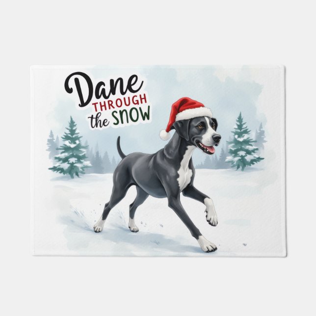 Beautiful Great Dane Doormat (Front)