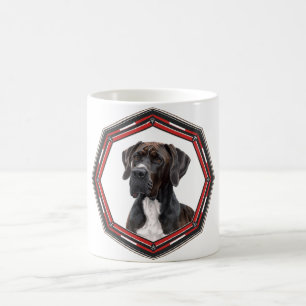 Beautiful Great Dane In A Frame Coffee Mug