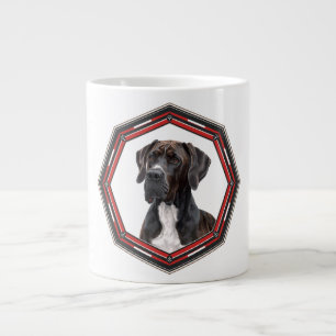 Beautiful Great Dane In A Frame Giant Coffee Mug